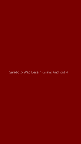 Tampilan Antarmuka Aplikasi Suletoto Wap Desain Grafis Android - 4