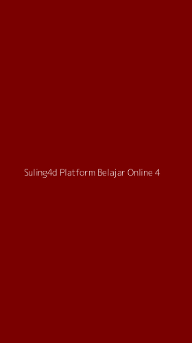 Tampilan Antarmuka Aplikasi Suling4d Platform Belajar Online - 4