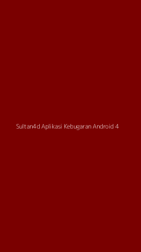 Tampilan Antarmuka Aplikasi Sultan4d Aplikasi Kebugaran Android - 4