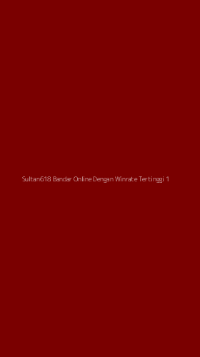 Tampilan Antarmuka Aplikasi Sultan618 Bandar Online Dengan Winrate Tertinggi - 1