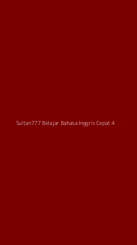Tampilan Antarmuka Aplikasi Sultan777 Belajar Bahasa Inggris Cepat - 4