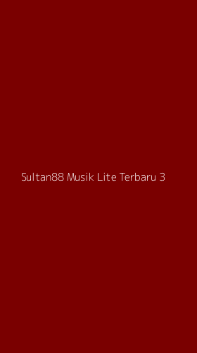 Tampilan Antarmuka Aplikasi Sultan88 Musik Lite Terbaru - 3