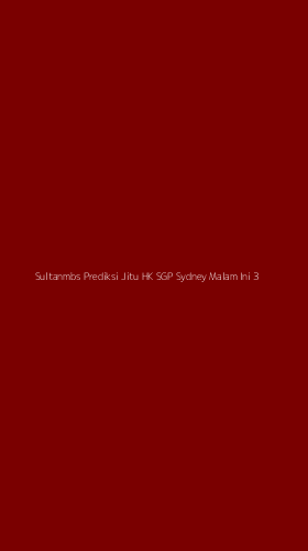 Tampilan Antarmuka Aplikasi Sultanmbs Prediksi Jitu Hk Sgp Sydney Malam Ini - 3