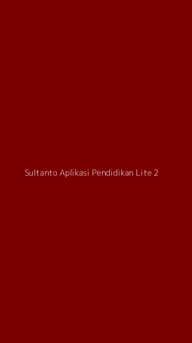 Tampilan Antarmuka Aplikasi Sultanto Aplikasi Pendidikan Lite - 2