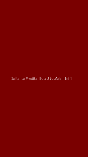 Tampilan Antarmuka Aplikasi Sultanto Prediksi Bola Jitu Malam Ini - 1