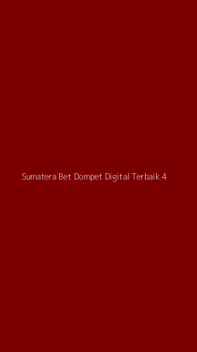 Tampilan Antarmuka Aplikasi Sumatera Bet Dompet Digital Terbaik - 4
