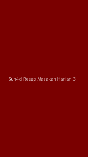 Tampilan Antarmuka Aplikasi Sun4d Resep Masakan Harian - 3