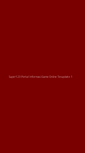 Tampilan Antarmuka Aplikasi Super123 Portal Informasi Game Online Terupdate - 1