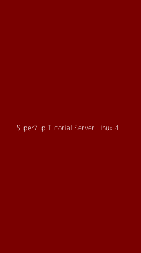 Tampilan Antarmuka Aplikasi Super7up Tutorial Server Linux - 4