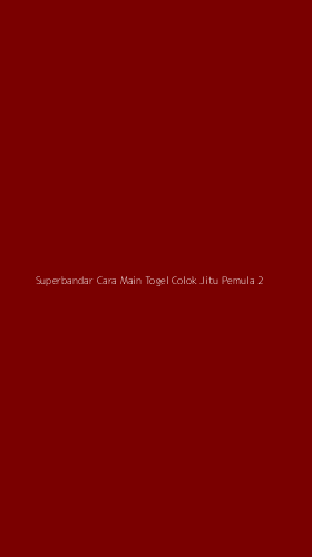 Tampilan Antarmuka Aplikasi Superbandar Cara Main Togel Colok Jitu Pemula - 2