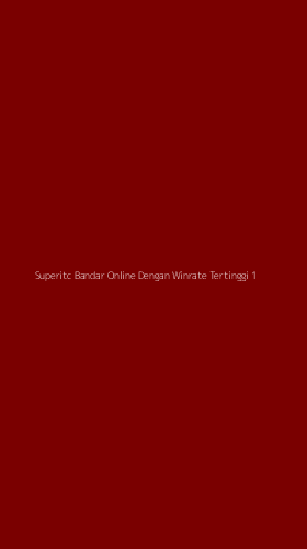 Tampilan Antarmuka Aplikasi Superitc Bandar Online Dengan Winrate Tertinggi - 1
