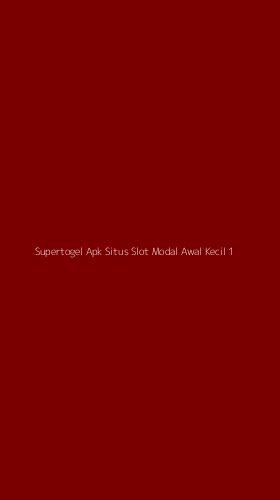 Tampilan Antarmuka Aplikasi Supertogel Apk Situs Slot Modal Awal Kecil - 1