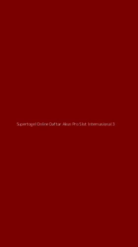 Tampilan Antarmuka Aplikasi Supertogel Online Daftar Akun Pro Slot Internasional - 3