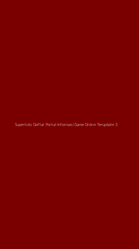 Tampilan Antarmuka Aplikasi Supertoto Daftar Portal Informasi Game Online Terupdate - 3