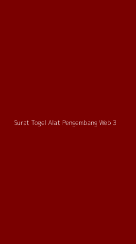 Tampilan Antarmuka Aplikasi Surat Togel Alat Pengembang Web - 3