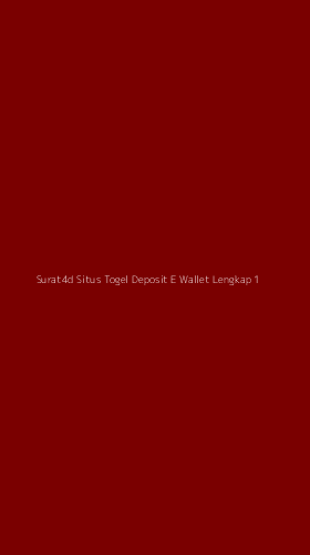 Tampilan Antarmuka Aplikasi Surat4d Situs Togel Deposit E Wallet Lengkap - 1