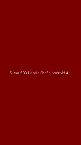 Tampilan Antarmuka Aplikasi Surga 500 Desain Grafis Android - 4