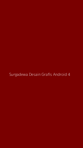 Tampilan Antarmuka Aplikasi Surgadewa Desain Grafis Android - 4