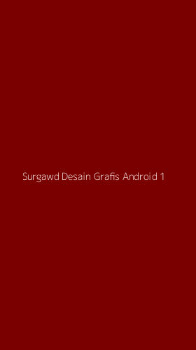 Tampilan Antarmuka Aplikasi Surgawd Desain Grafis Android - 1