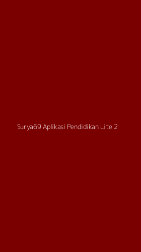 Tampilan Antarmuka Aplikasi Surya69 Aplikasi Pendidikan Lite - 2
