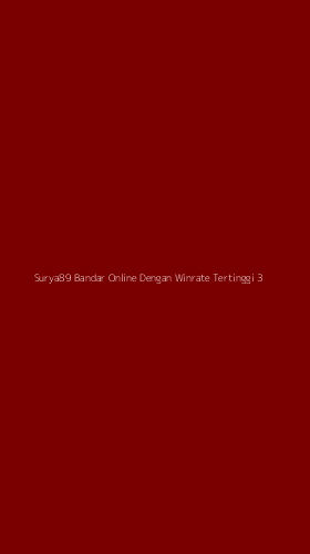Tampilan Antarmuka Aplikasi Surya89 Bandar Online Dengan Winrate Tertinggi - 3