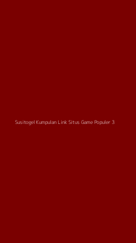 Tampilan Antarmuka Aplikasi Susitogel Kumpulan Link Situs Game Populer - 3