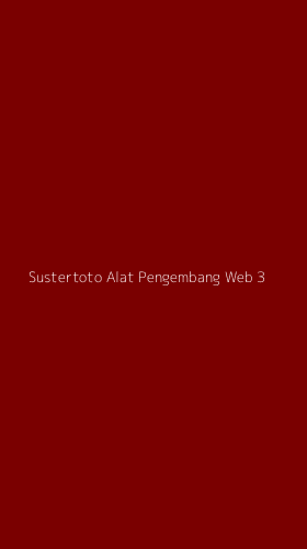Tampilan Antarmuka Aplikasi Sustertoto Alat Pengembang Web - 3