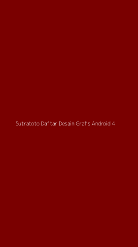 Tampilan Antarmuka Aplikasi Sutratoto Daftar Desain Grafis Android - 4