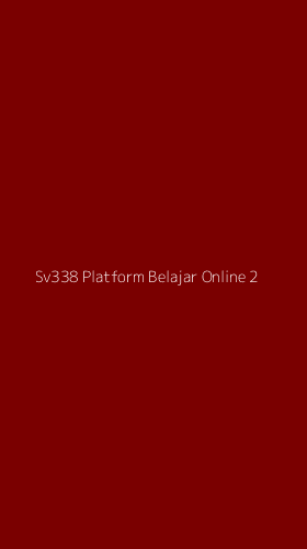Tampilan Antarmuka Aplikasi Sv338 Platform Belajar Online - 2