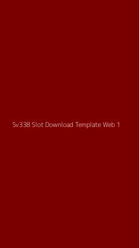 Tampilan Antarmuka Aplikasi Sv338 Slot Download Template Web - 1