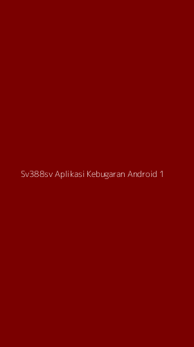Tampilan Antarmuka Aplikasi Sv388sv Aplikasi Kebugaran Android - 1