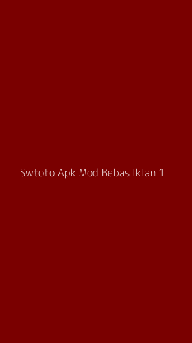 Tampilan Antarmuka Aplikasi Swtoto Apk Mod Bebas Iklan - 1