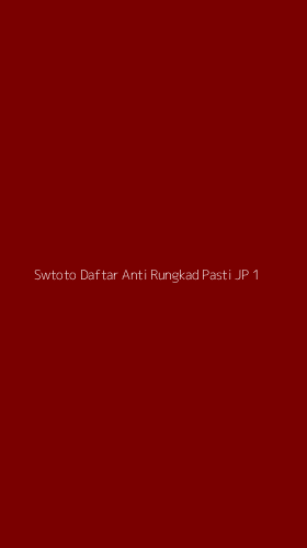 Tampilan Antarmuka Aplikasi Swtoto Daftar Anti Rungkad Pasti Jp - 1