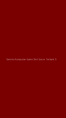 Tampilan Antarmuka Aplikasi Swtoto Kumpulan Game Slot Gacor Terbaik - 3