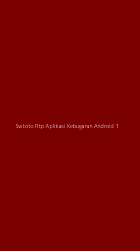 Tampilan Antarmuka Aplikasi Swtoto Rtp Aplikasi Kebugaran Android - 1