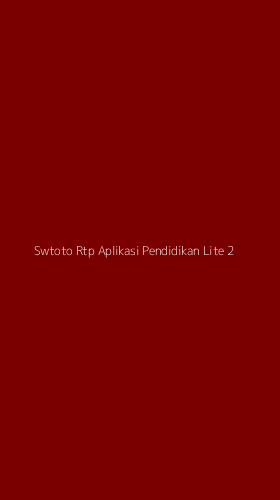 Tampilan Antarmuka Aplikasi Swtoto Rtp Aplikasi Pendidikan Lite - 2