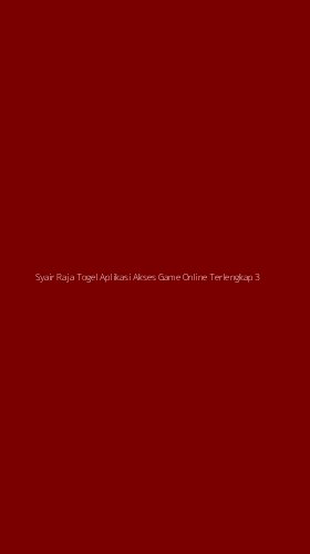 Tampilan Antarmuka Aplikasi Syair Raja Togel Aplikasi Akses Game Online Terlengkap - 3