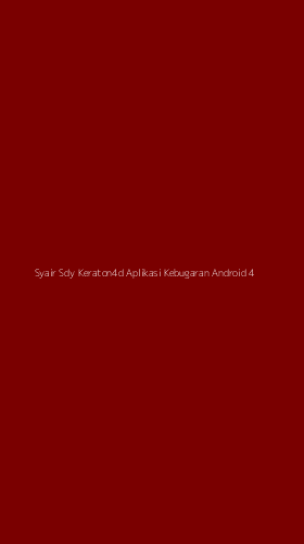 Tampilan Antarmuka Aplikasi Syair Sdy Keraton4d Aplikasi Kebugaran Android - 4
