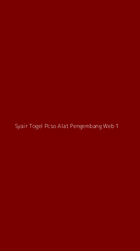 Tampilan Antarmuka Aplikasi Syair Togel Pcso Alat Pengembang Web - 1