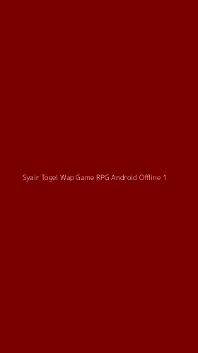 Tampilan Antarmuka Aplikasi Syair Togel Wap Game Rpg Android Offline - 1