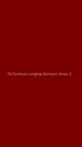 Tampilan Antarmuka Aplikasi T6 Panduan Lengkap Bermain Aman - 2