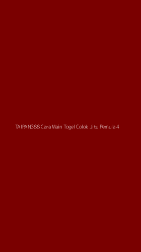 Tampilan Antarmuka Aplikasi Taipan388 Cara Main Togel Colok Jitu Pemula - 4