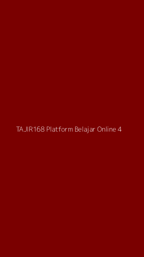 Tampilan Antarmuka Aplikasi Tajir168 Platform Belajar Online - 4