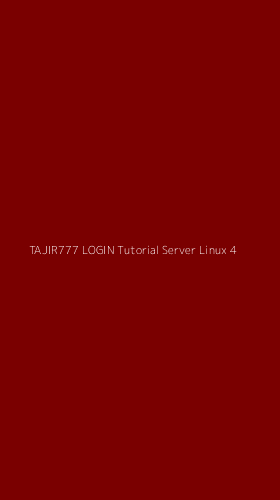 Tampilan Antarmuka Aplikasi Tajir777 Login Tutorial Server Linux - 4