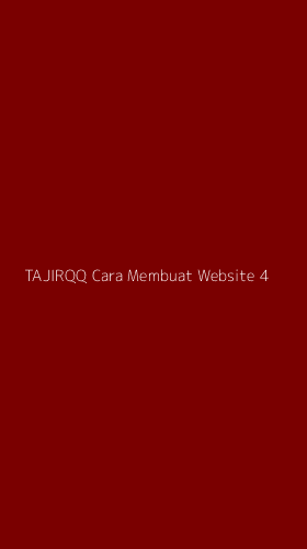 Tampilan Antarmuka Aplikasi Tajirqq Cara Membuat Website - 4