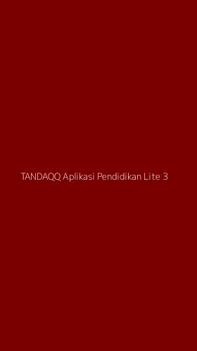 Tampilan Antarmuka Aplikasi Tandaqq Aplikasi Pendidikan Lite - 3
