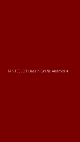 Tampilan Antarmuka Aplikasi Tanteslot Desain Grafis Android - 4