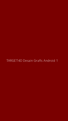 Tampilan Antarmuka Aplikasi Target4d Desain Grafis Android - 1
