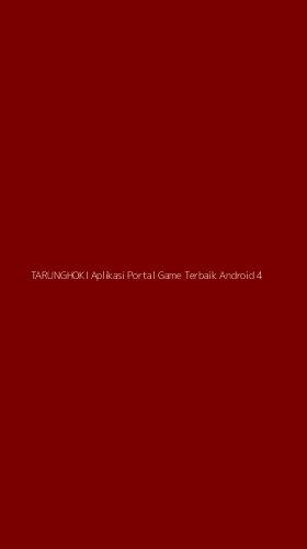 Tampilan Antarmuka Aplikasi Tarunghoki Aplikasi Portal Game Terbaik Android - 4