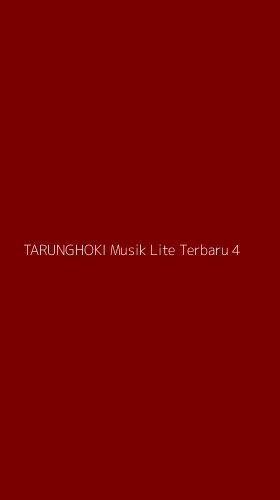 Tampilan Antarmuka Aplikasi Tarunghoki Musik Lite Terbaru - 4